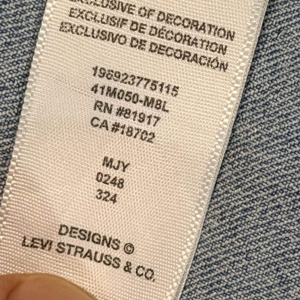 Levi’s Denim Jacket Youth Size L (10/12) Classic Jean Jacket